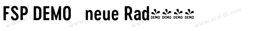 FSP DEMO   neue Rad字体转换